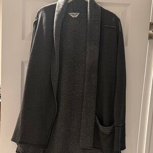 Hardtail  Gray Textured Cardigan